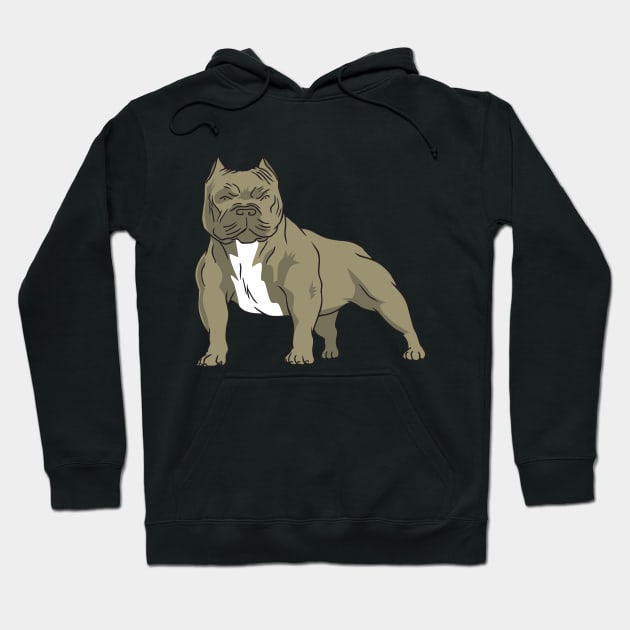 pitbull Hoodie by gustoprints